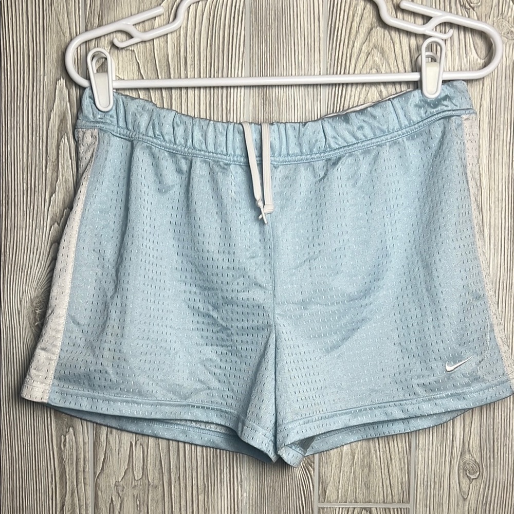 Nike Baby Blue Athletic Shorts Lightweight and Breathable Size medium
